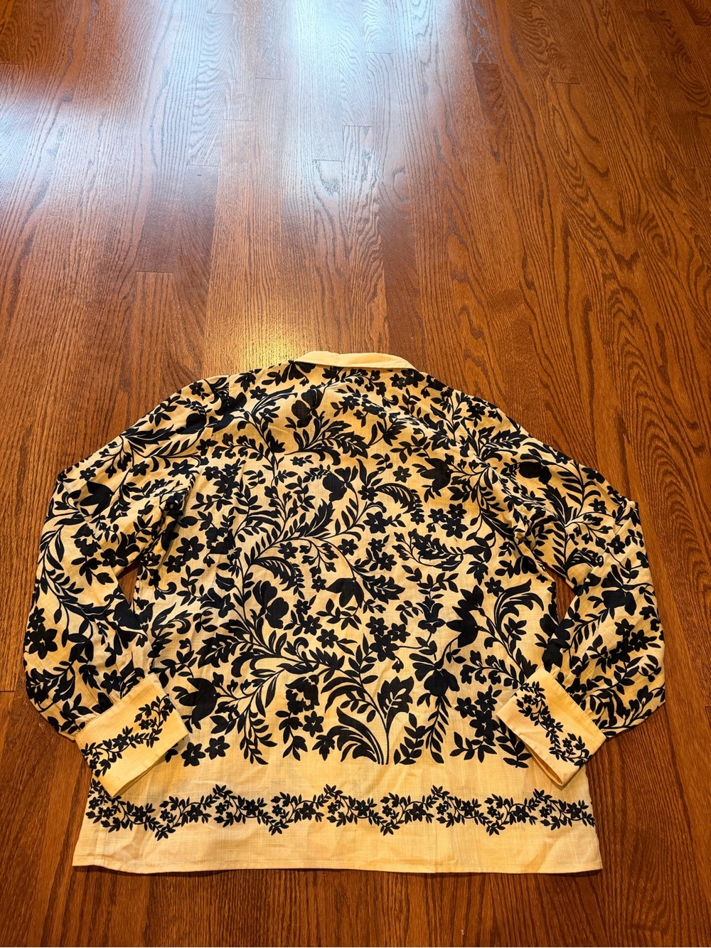 Sezane Claudio Long Sleeved Shirt in Nora Print Size 42 / L - Picture 6 of 8